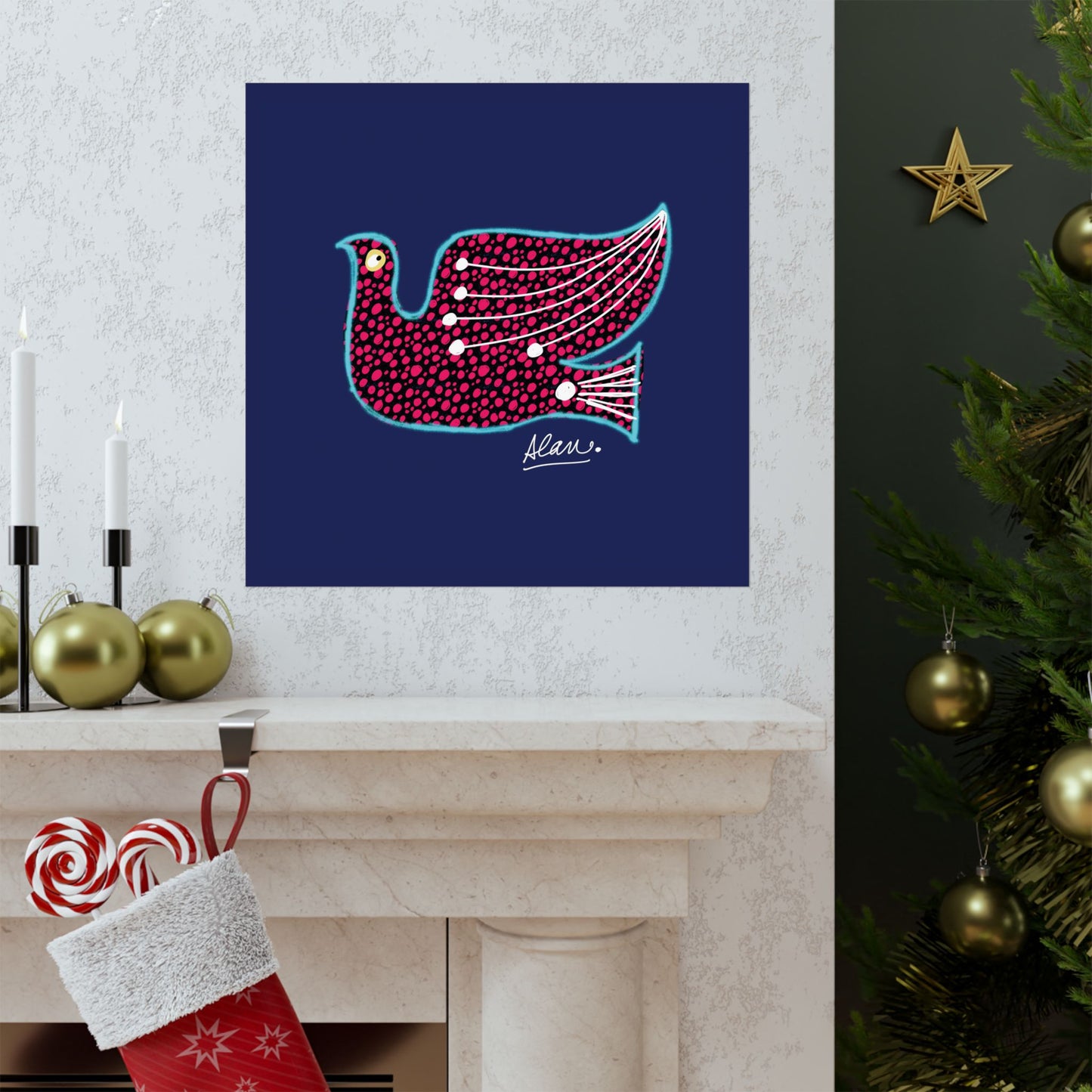 Bird Of Peace 18" x 18" Poster