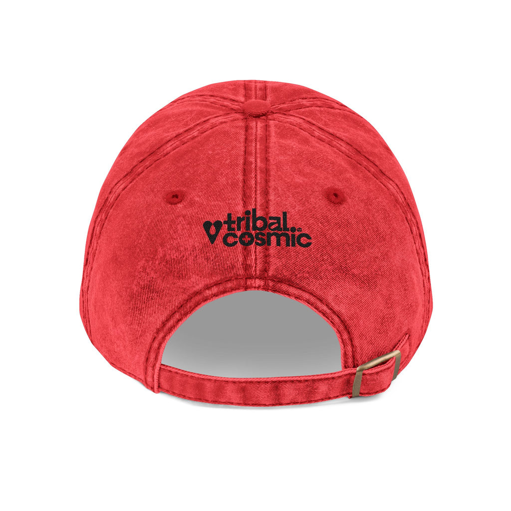 Vintage Embroidered Cap – 'LOVE' Heart Patch Baseball Hat