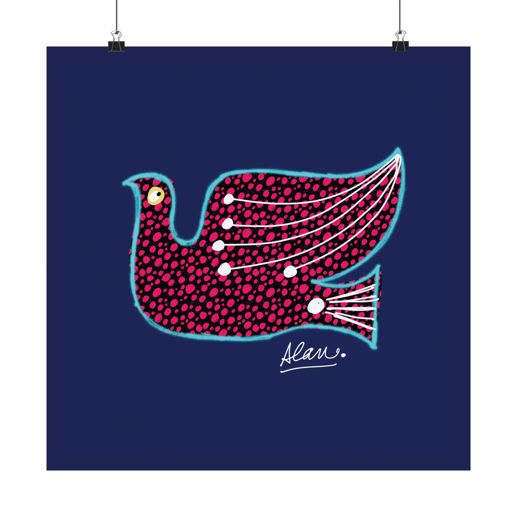 Bird Of Peace 18" x 18" Poster