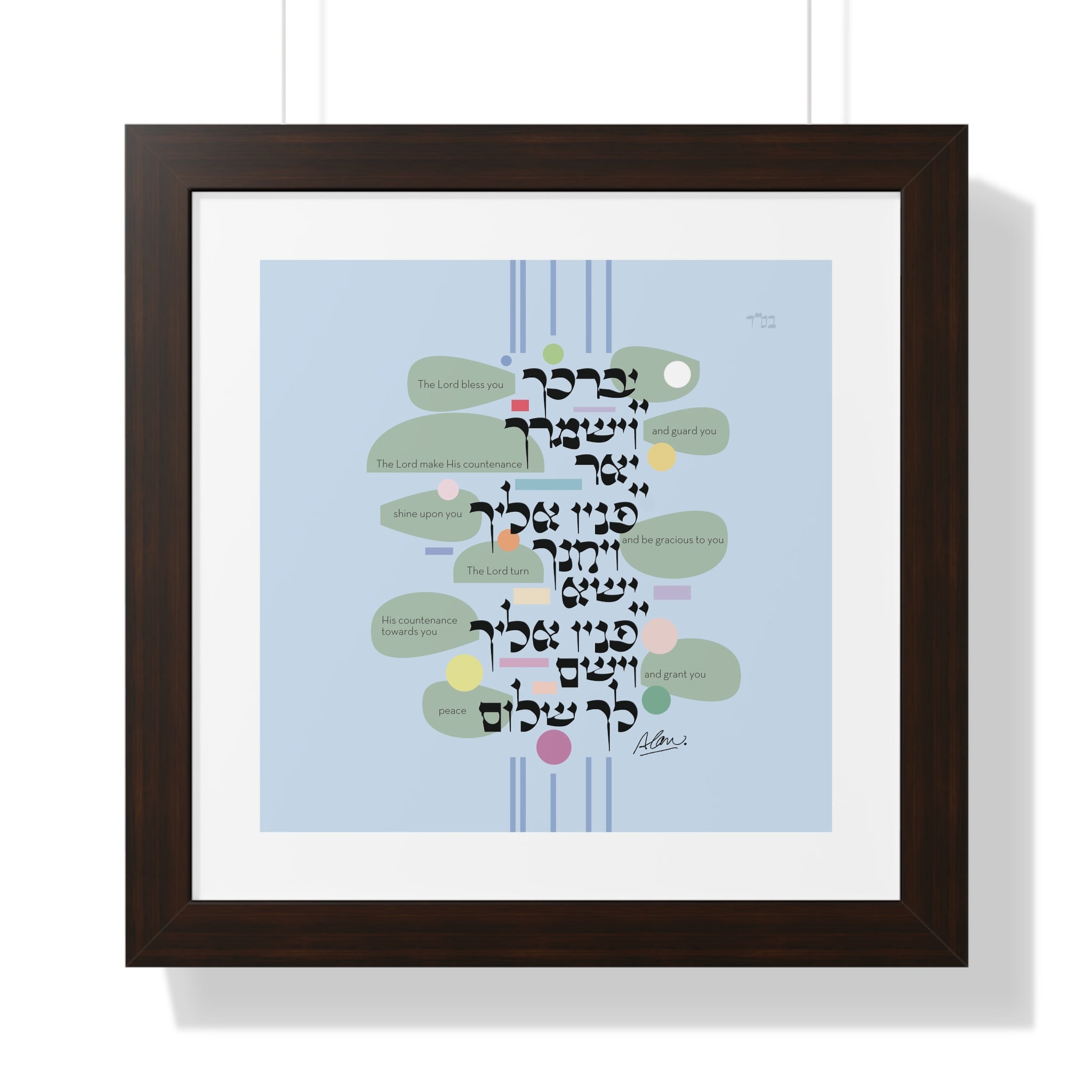 Priestly Blessing 16" x 16" Framed Print