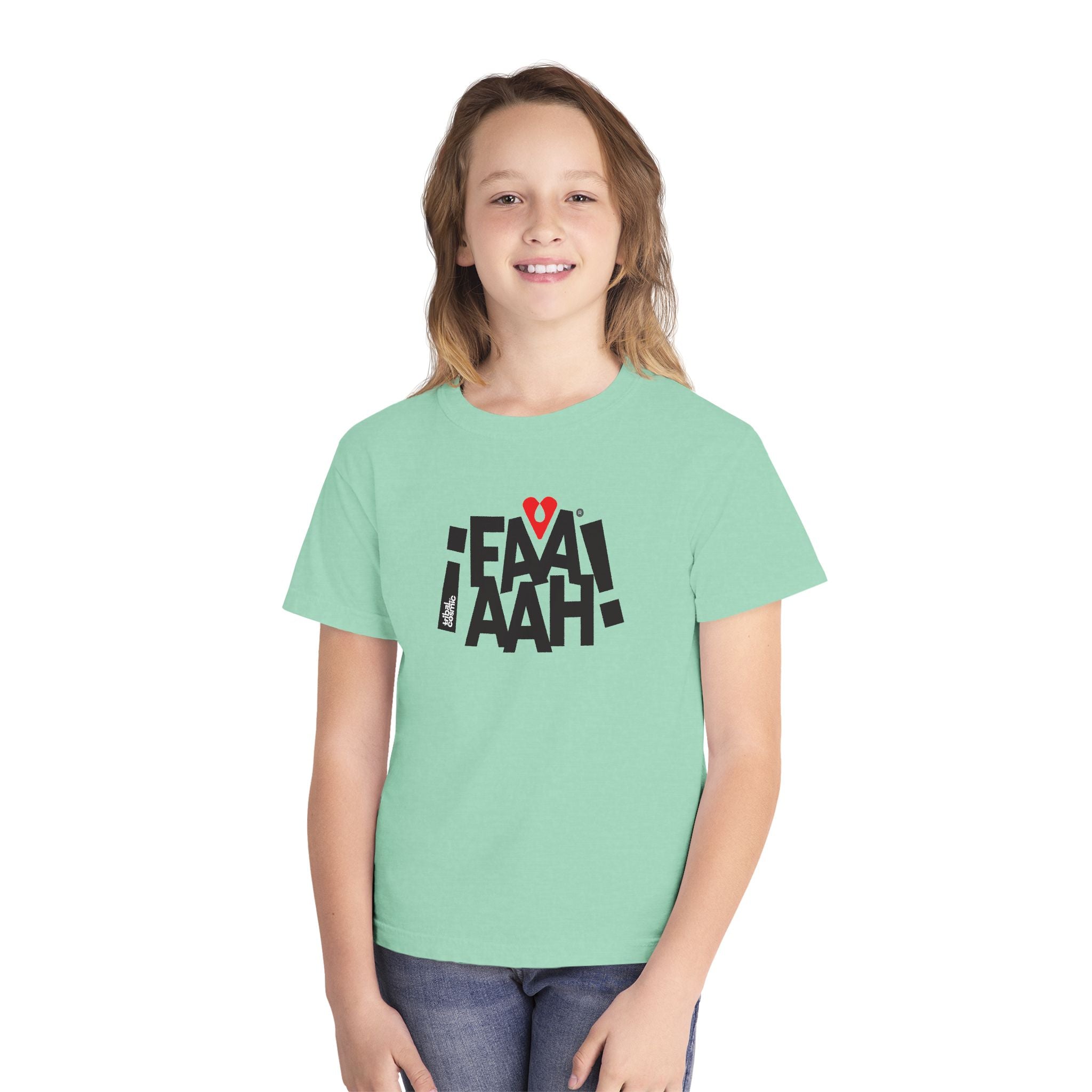 Youth Tee — tribalcosmic '¡FAAAAH!' Graphic Shirt