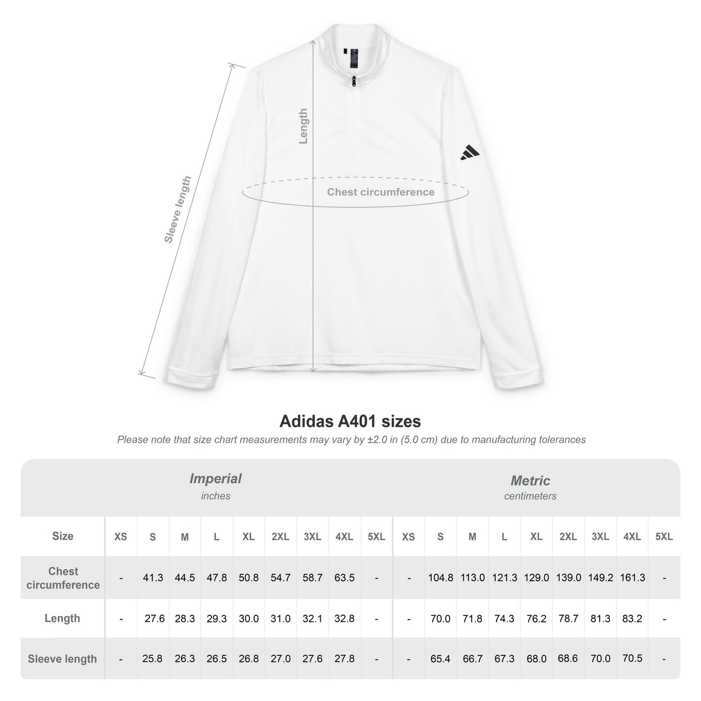 Adidas® Performance Quarter-Zip – LOVE Heart Design by Avraham Rafael