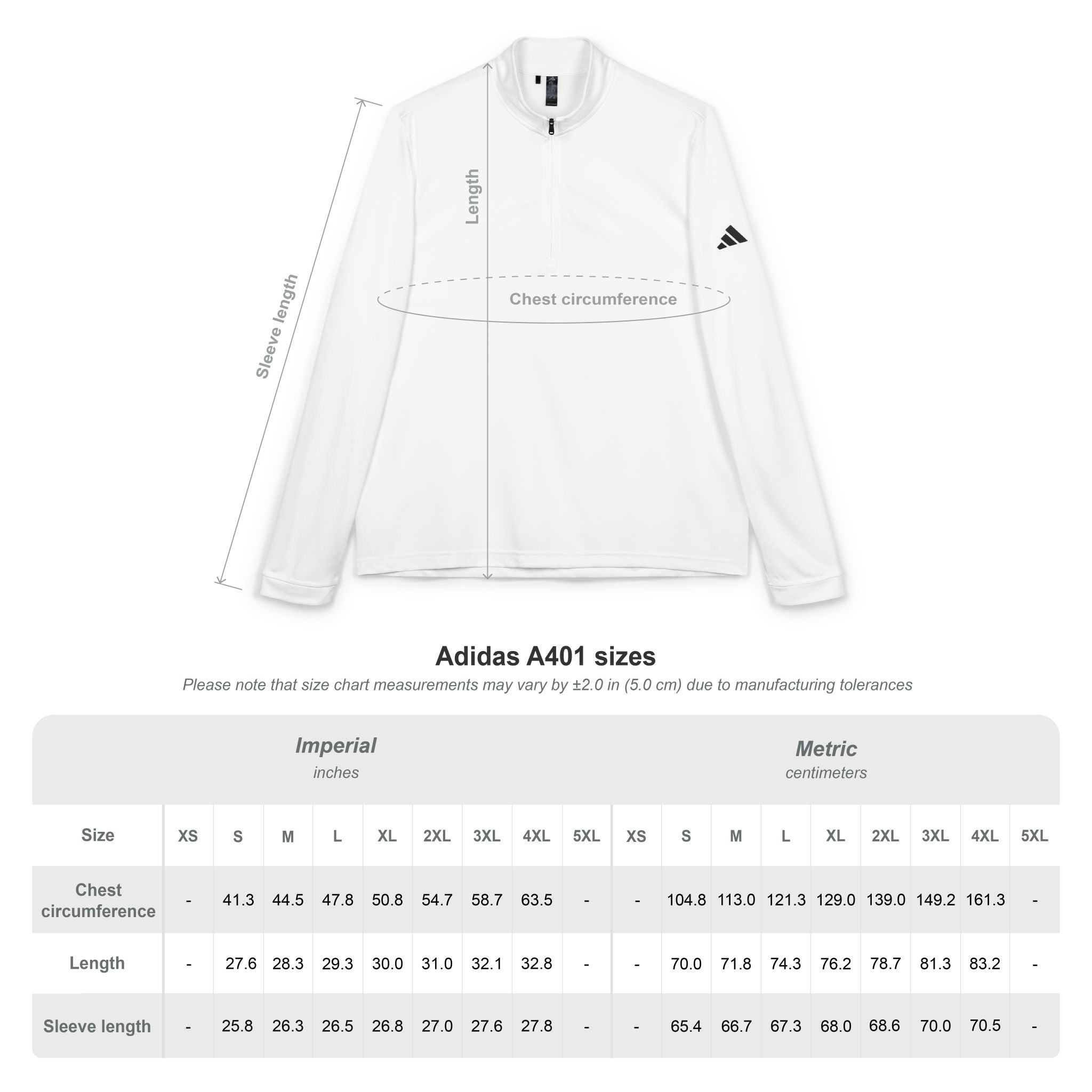 Adidas® Performance Quarter-Zip – LOVE Heart Design by Avraham Rafael