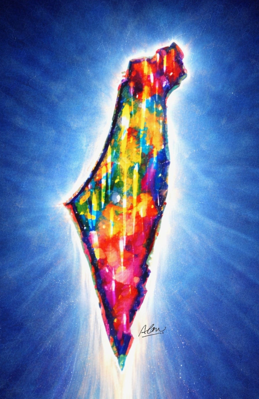 The United Colors of Israel / Fine Art Poster