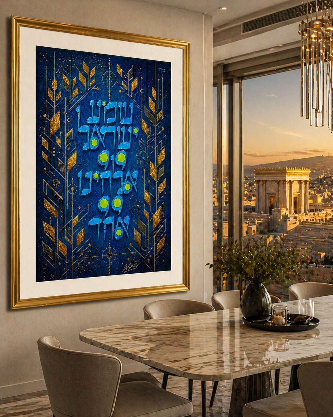 Shema Israel — Light Within the Letters | Limited Edition Fine Art Print