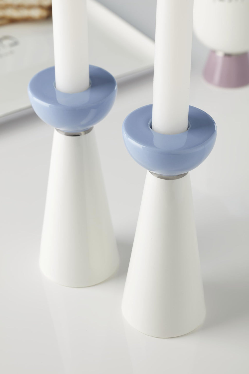 Kate Spade Shabbat Candle Holders