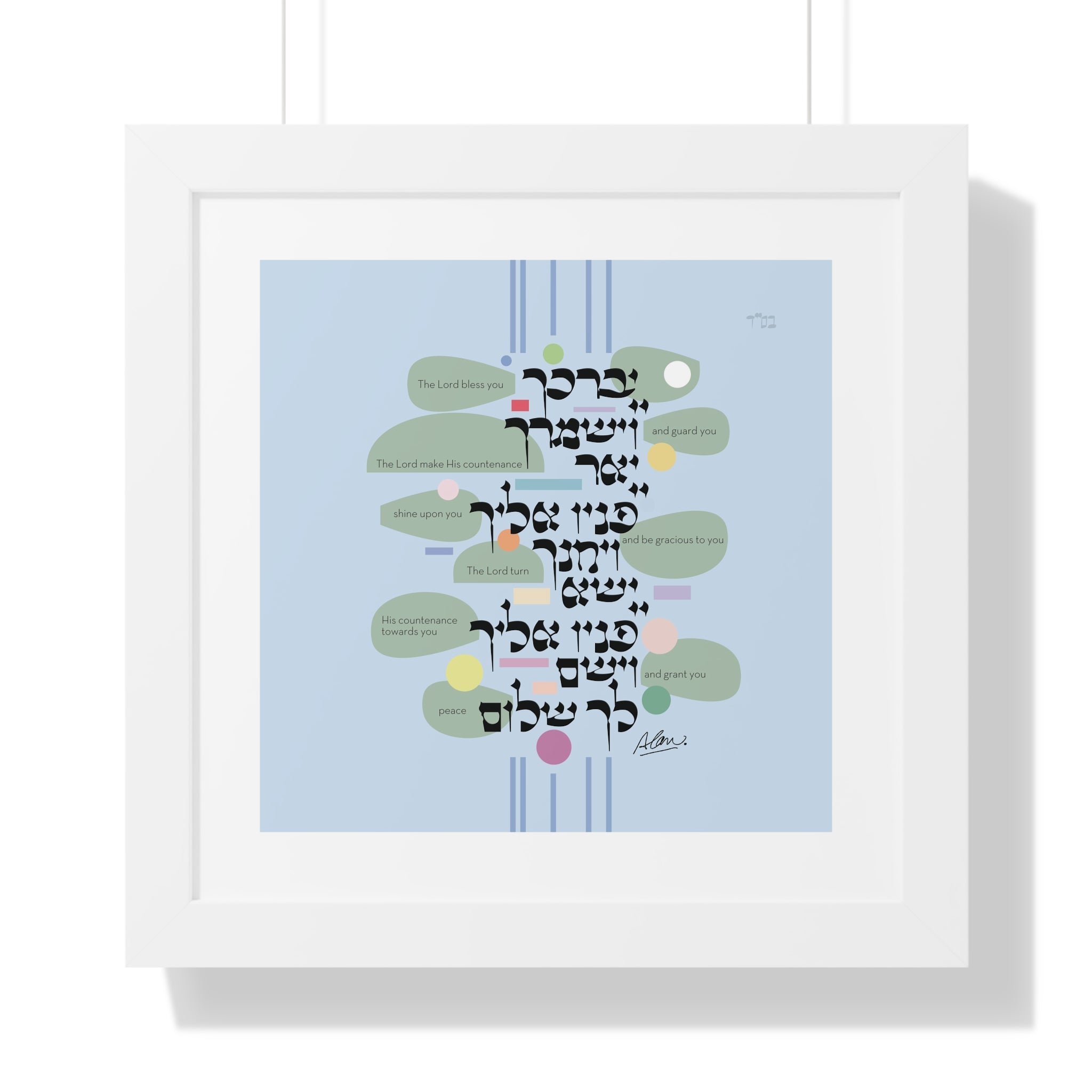 Priestly Blessing 16" x 16" Framed Print