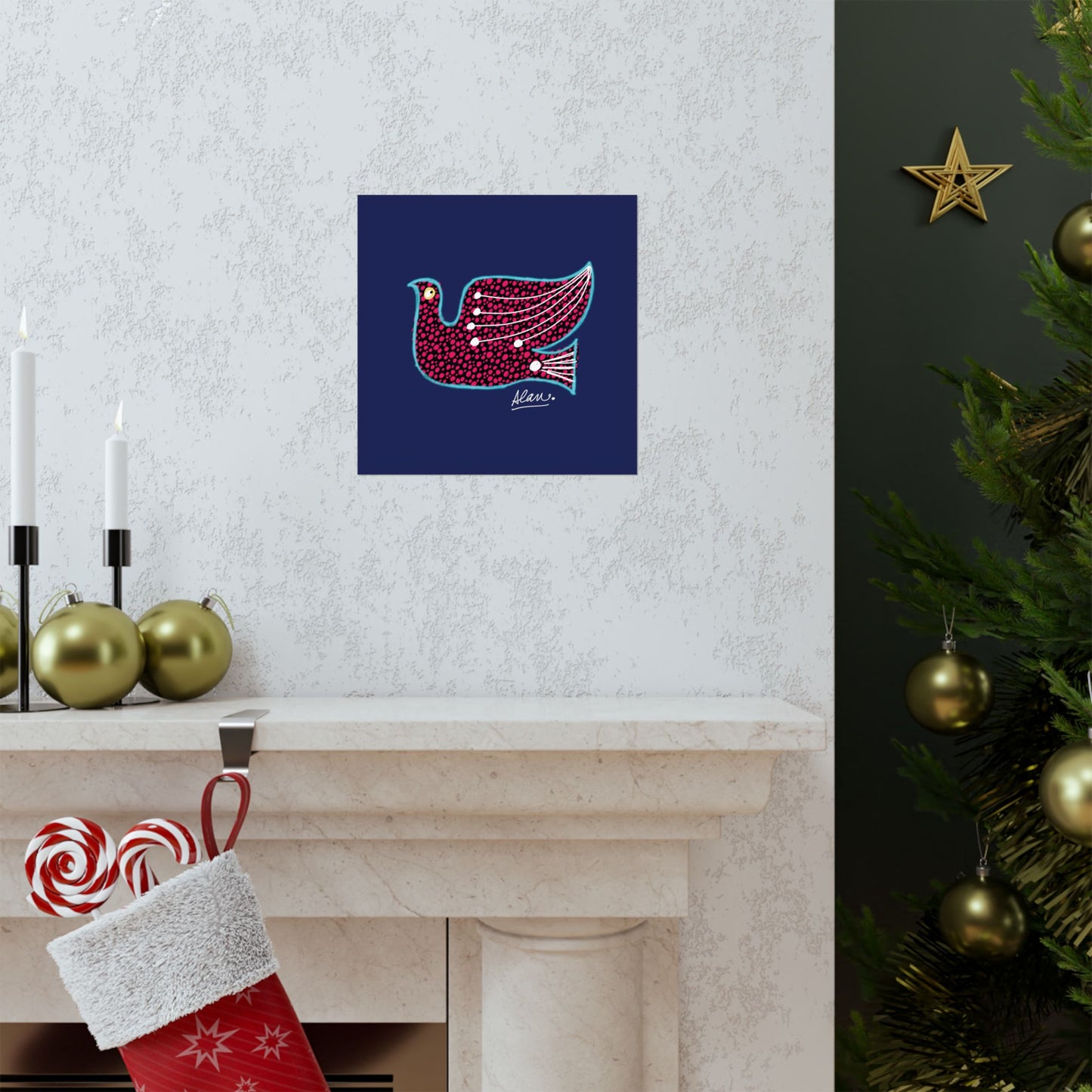 Bird Of Peace 18" x 18" Poster