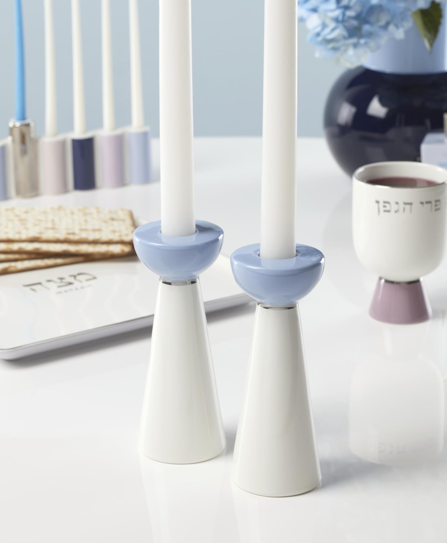 Kate Spade Shabbat Candle Holders