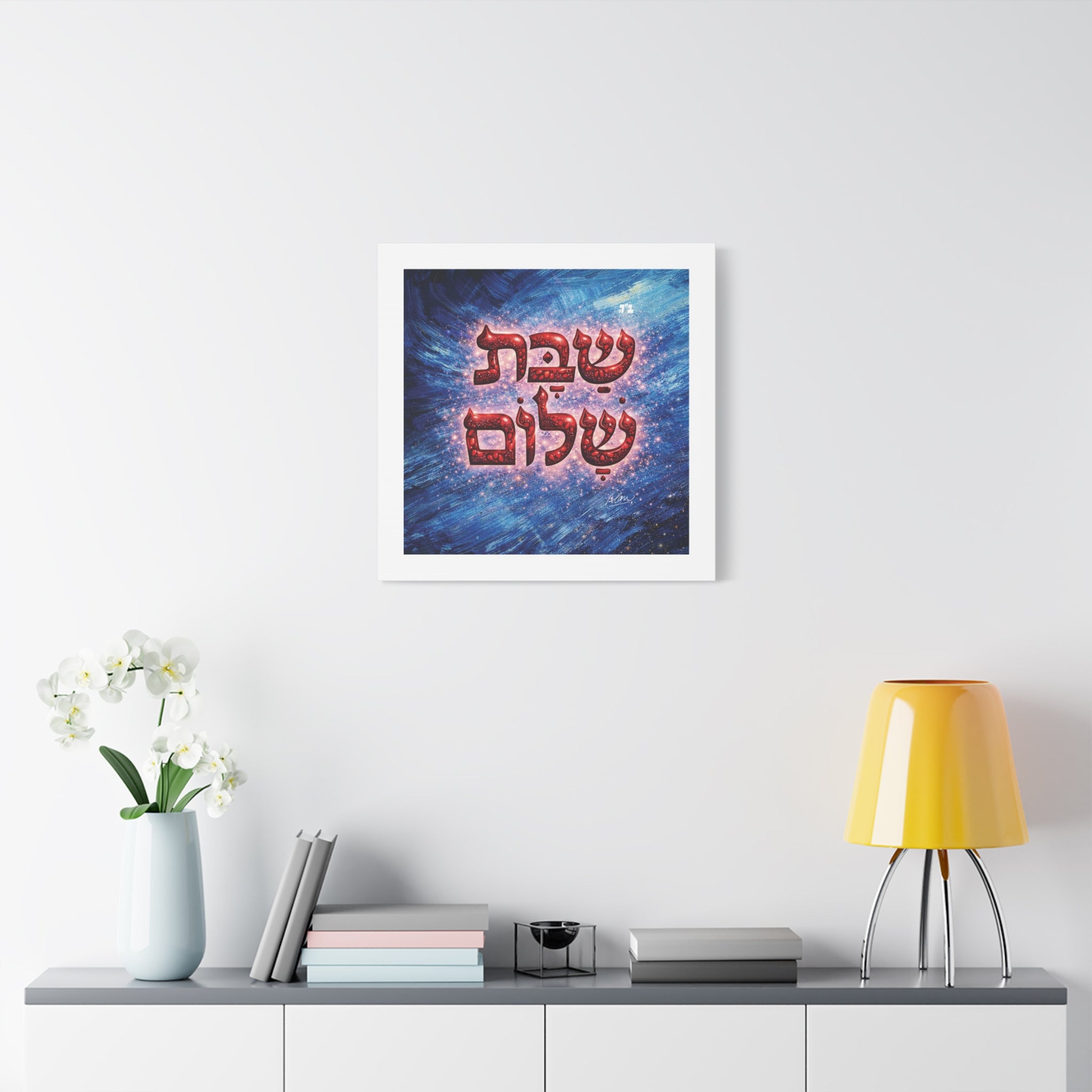 Shabbat Shalom Against Blue