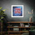 Shabbat Shalom Against Blue