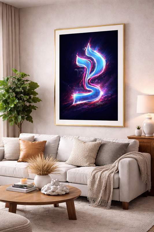 TZADIK [ LUX ] 18" x 27" Metal Gallery Matte Gold - Single Mat