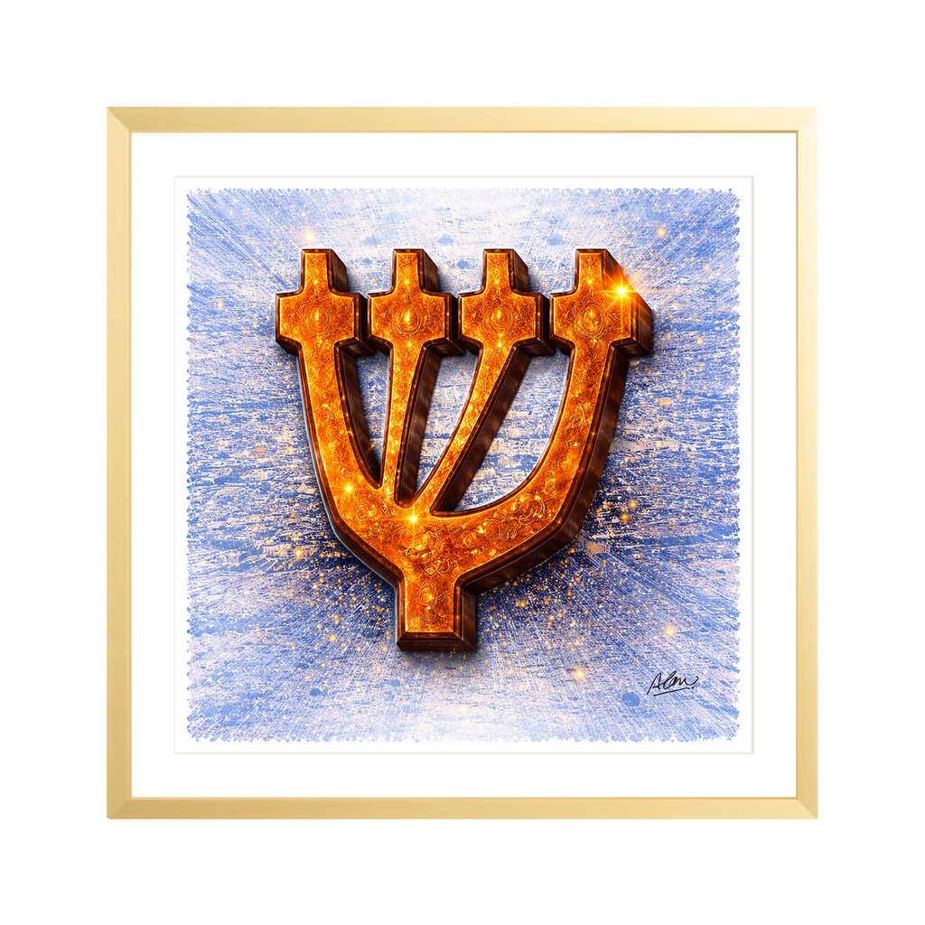 Shin (אש) — Copper Fire Over Jerusalem