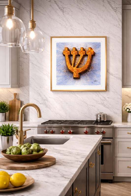 Shin (אש) — Copper Fire Over Jerusalem