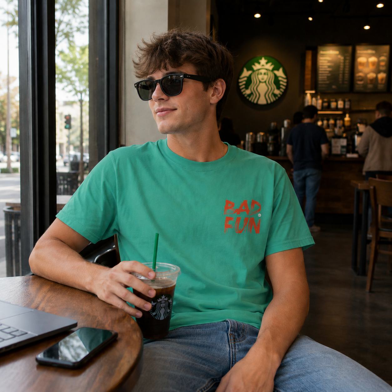 BAD FUN TEE— Bold Graphic, Everyday Comfort